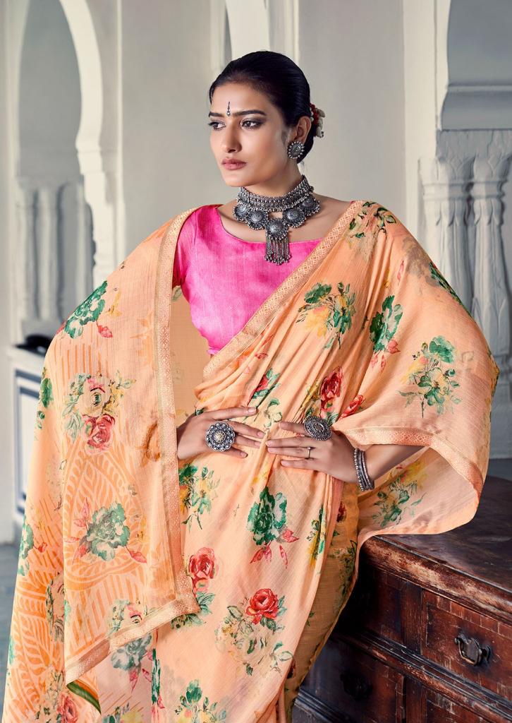 Kashvi Sara Ethnic Wear Wholesale Printed Designer Sarees Catalog